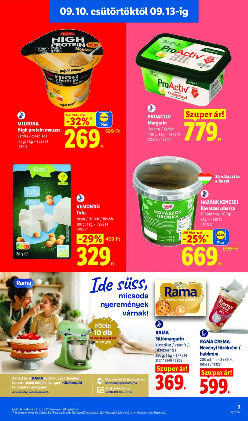 Lidl Érvényes 09.10-től 9 oldal