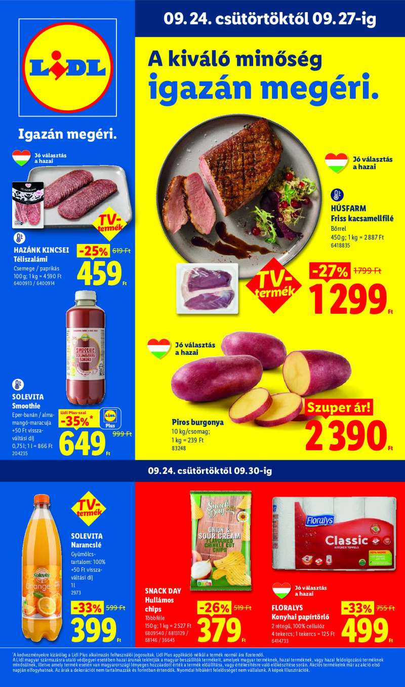 Lidl Érvényes 09.24-től 1 oldal