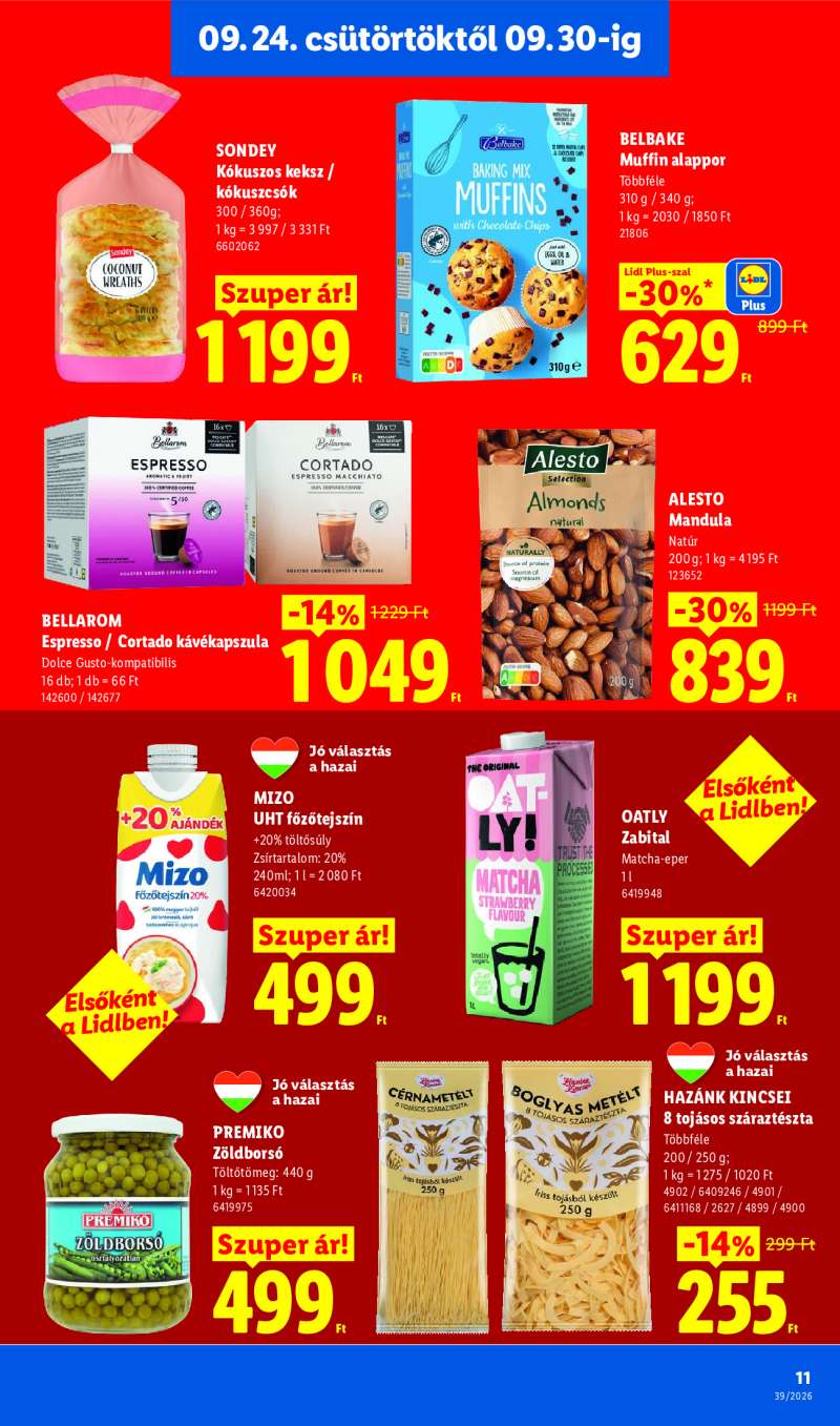 Lidl Érvényes 09.24-től 11 oldal