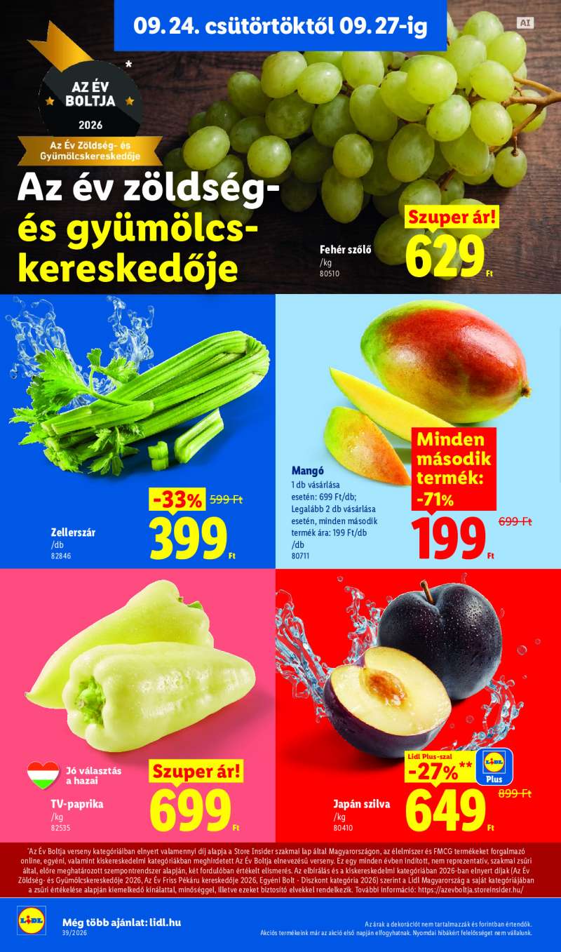 Lidl Érvényes 09.24-től 2 oldal