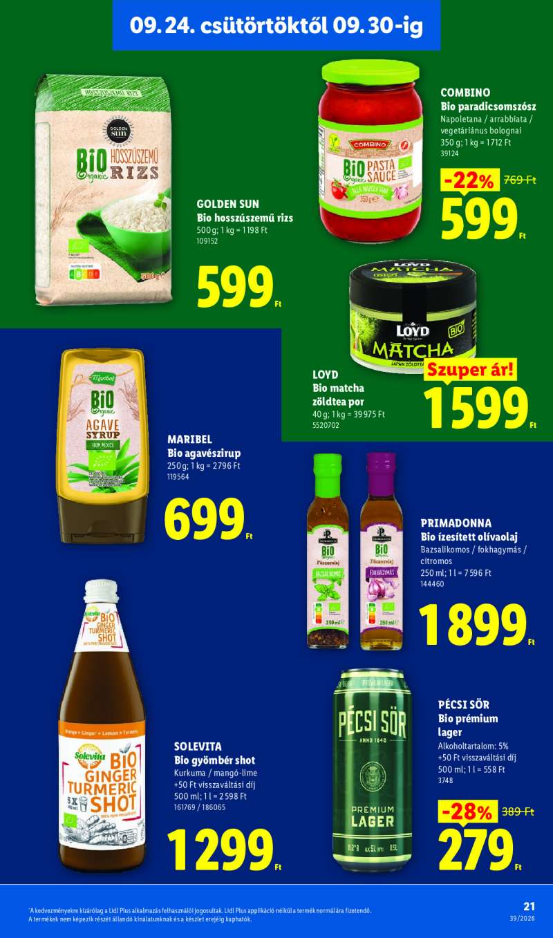 Lidl Érvényes 09.24-től 21 oldal