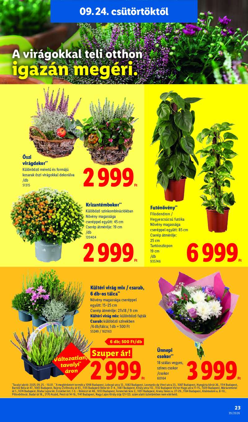 Lidl Érvényes 09.24-től 23 oldal