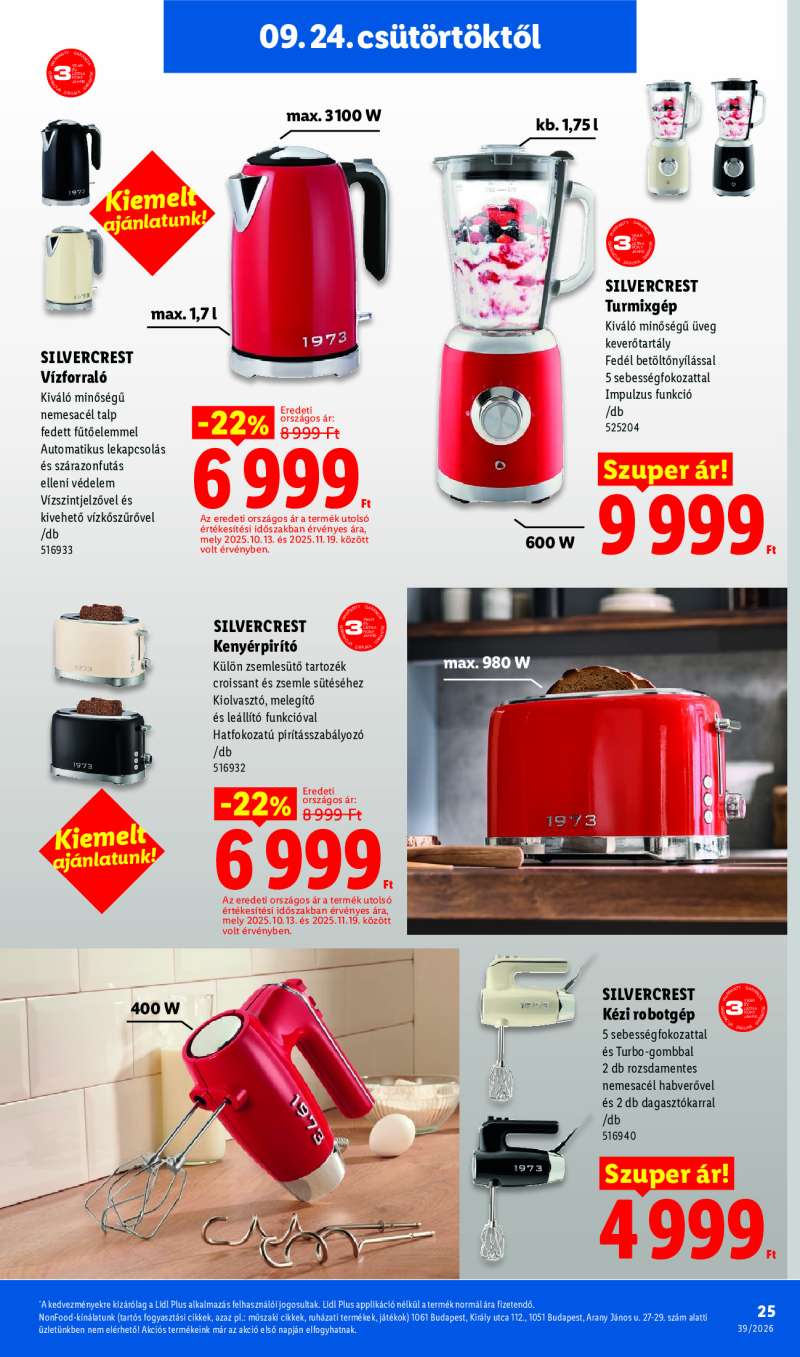 Lidl Érvényes 09.24-től 25 oldal