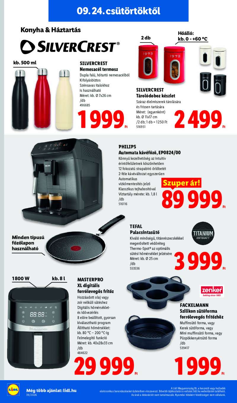 Lidl Érvényes 09.24-től 26 oldal