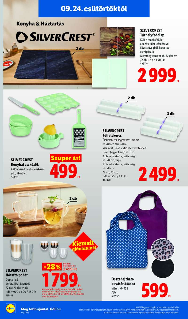Lidl Érvényes 09.24-től 28 oldal