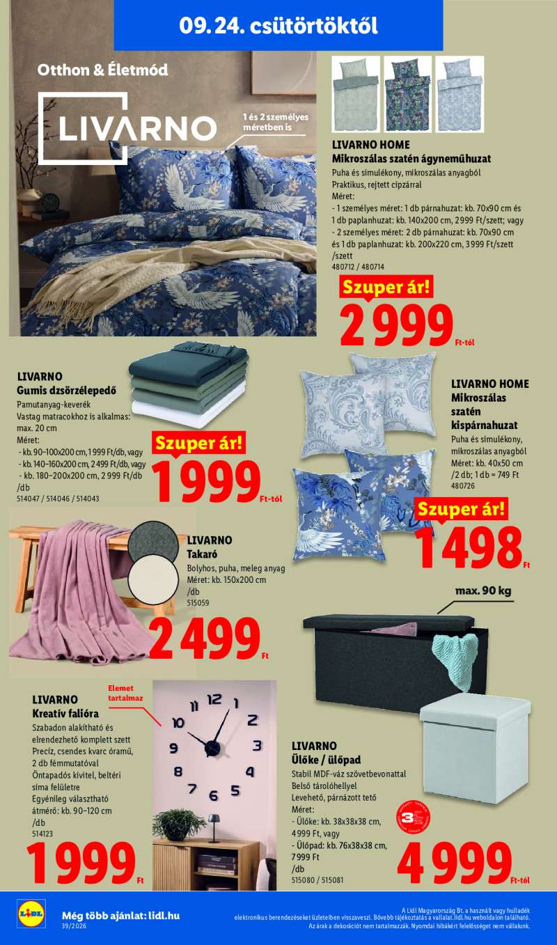 Lidl Érvényes 09.24-től 30 oldal