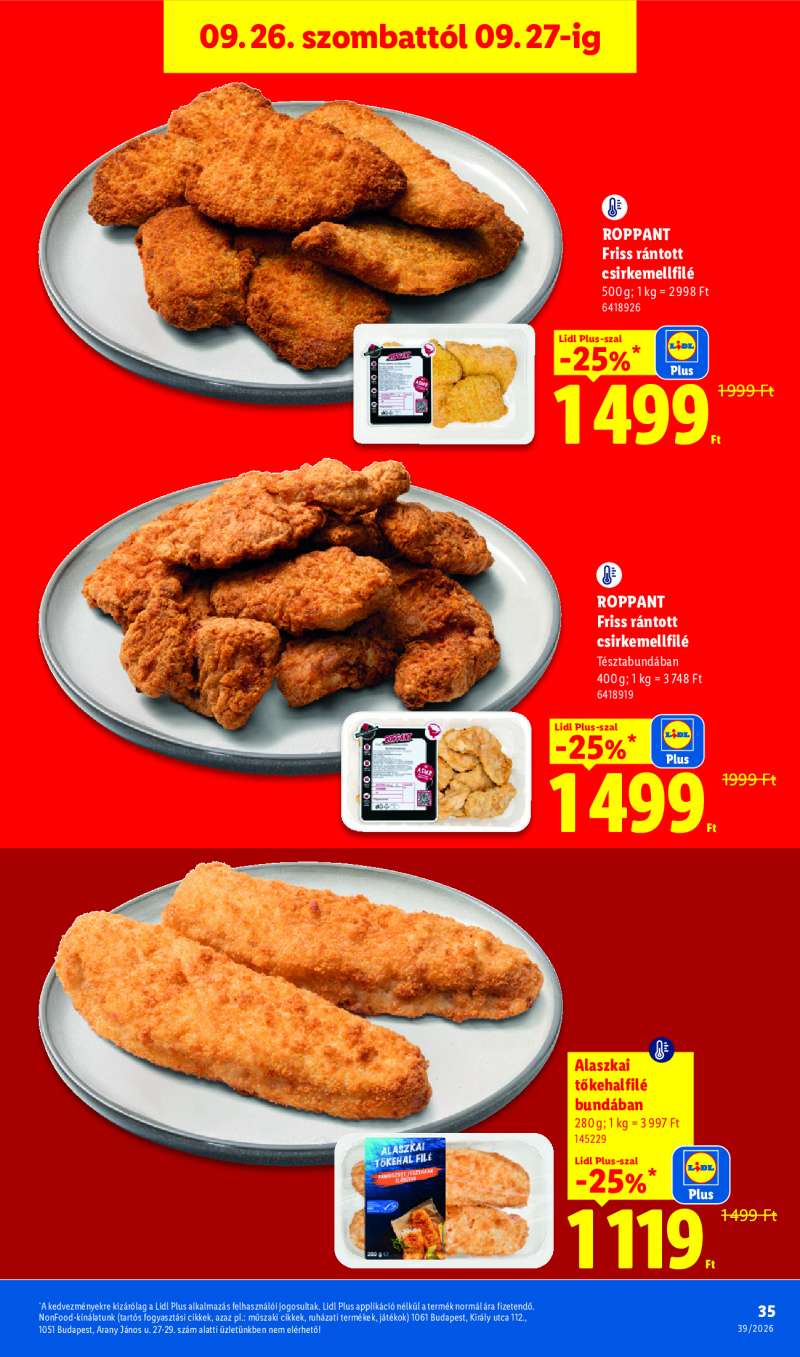 Lidl Érvényes 09.24-től 35 oldal