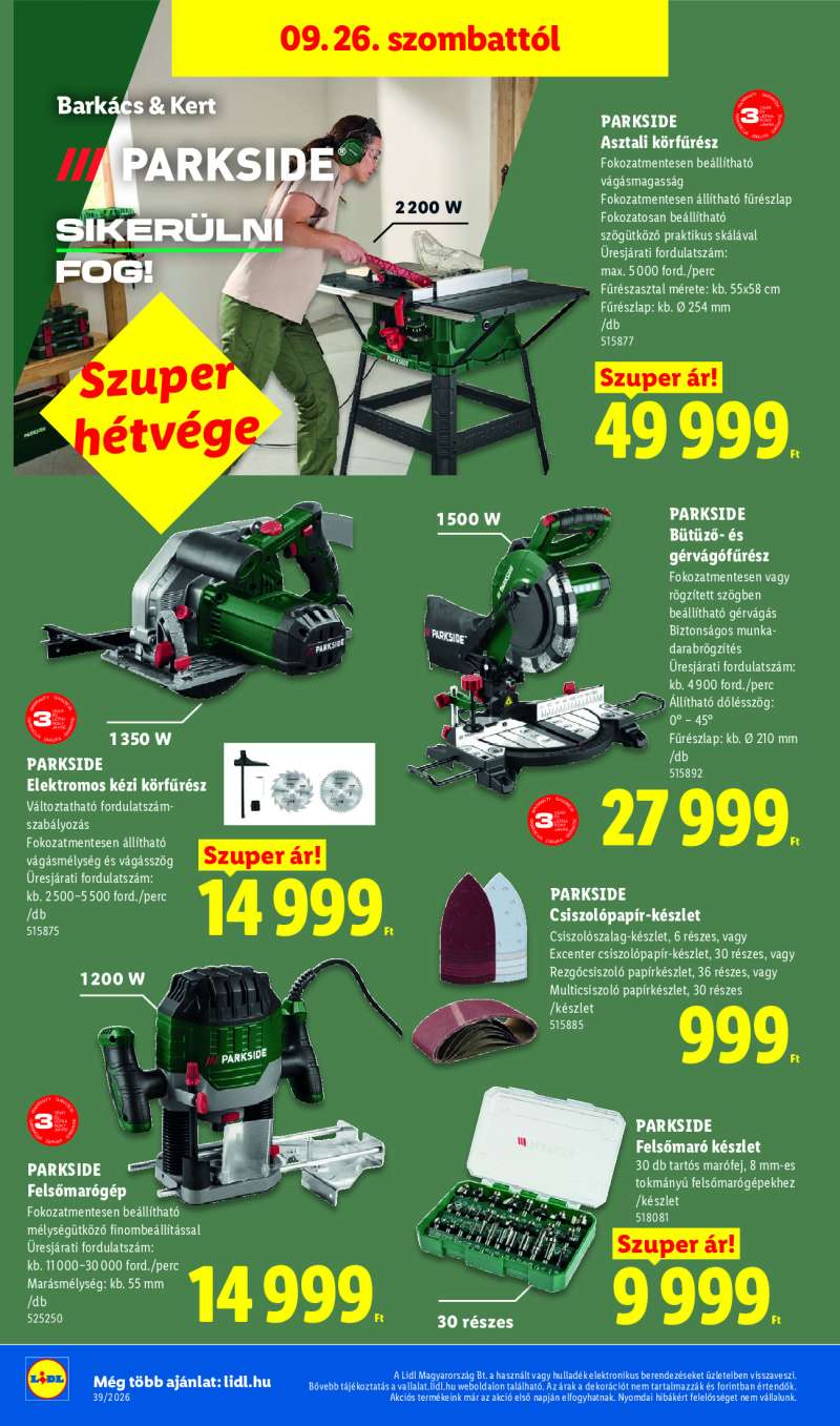 Lidl Érvényes 09.24-től 38 oldal