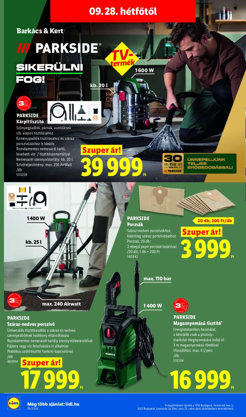 Lidl Érvényes 09.24-től 40 oldal