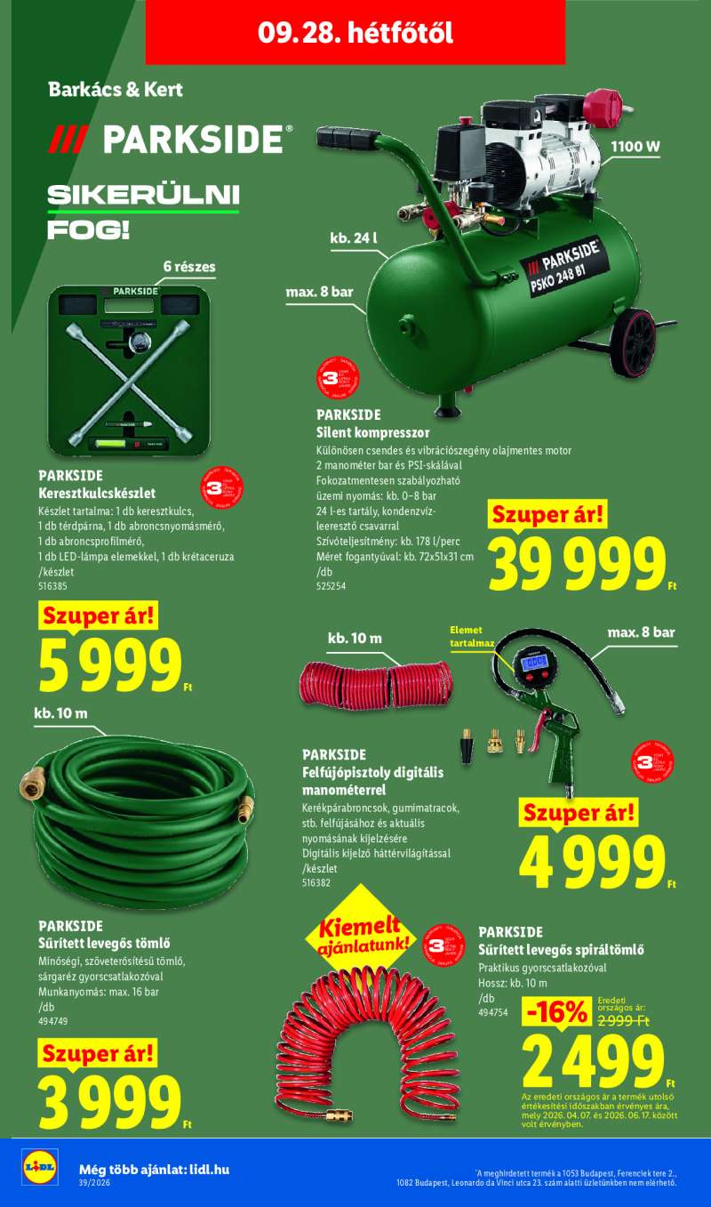 Lidl Érvényes 09.24-től 42 oldal