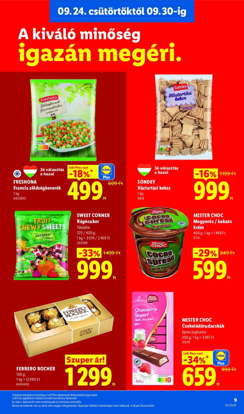 Lidl Érvényes 09.24-től 9 oldal