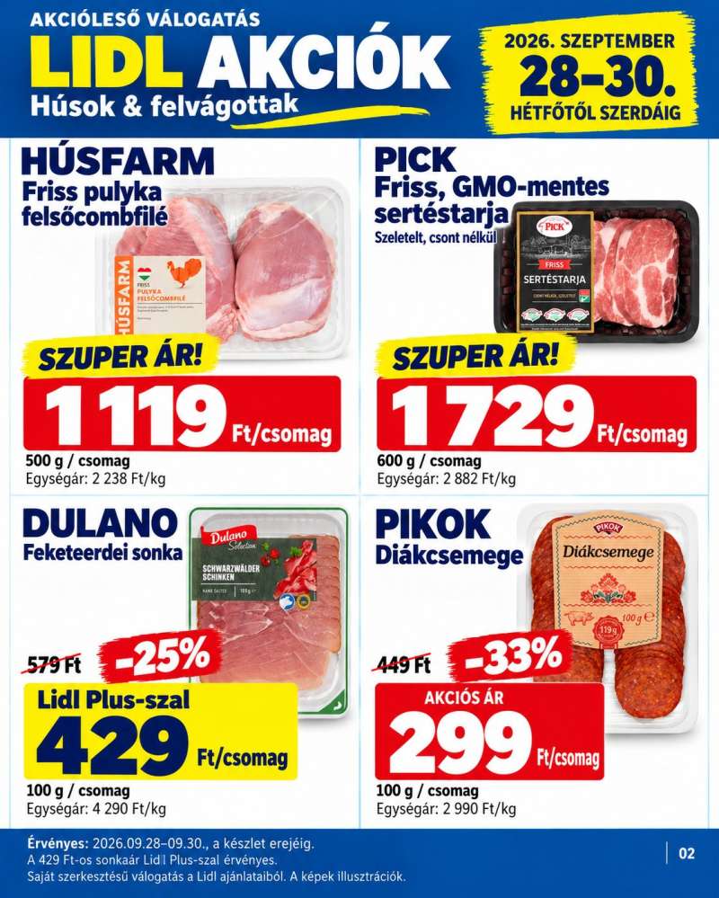 Lidl Akciós Újság Hétfő-Szerda 2 oldal