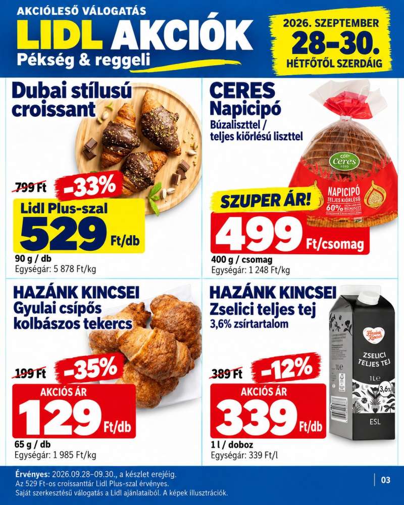 Lidl Akciós Újság Hétfő-Szerda 3 oldal