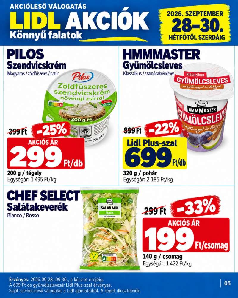 Lidl Akciós Újság Hétfő-Szerda 5 oldal