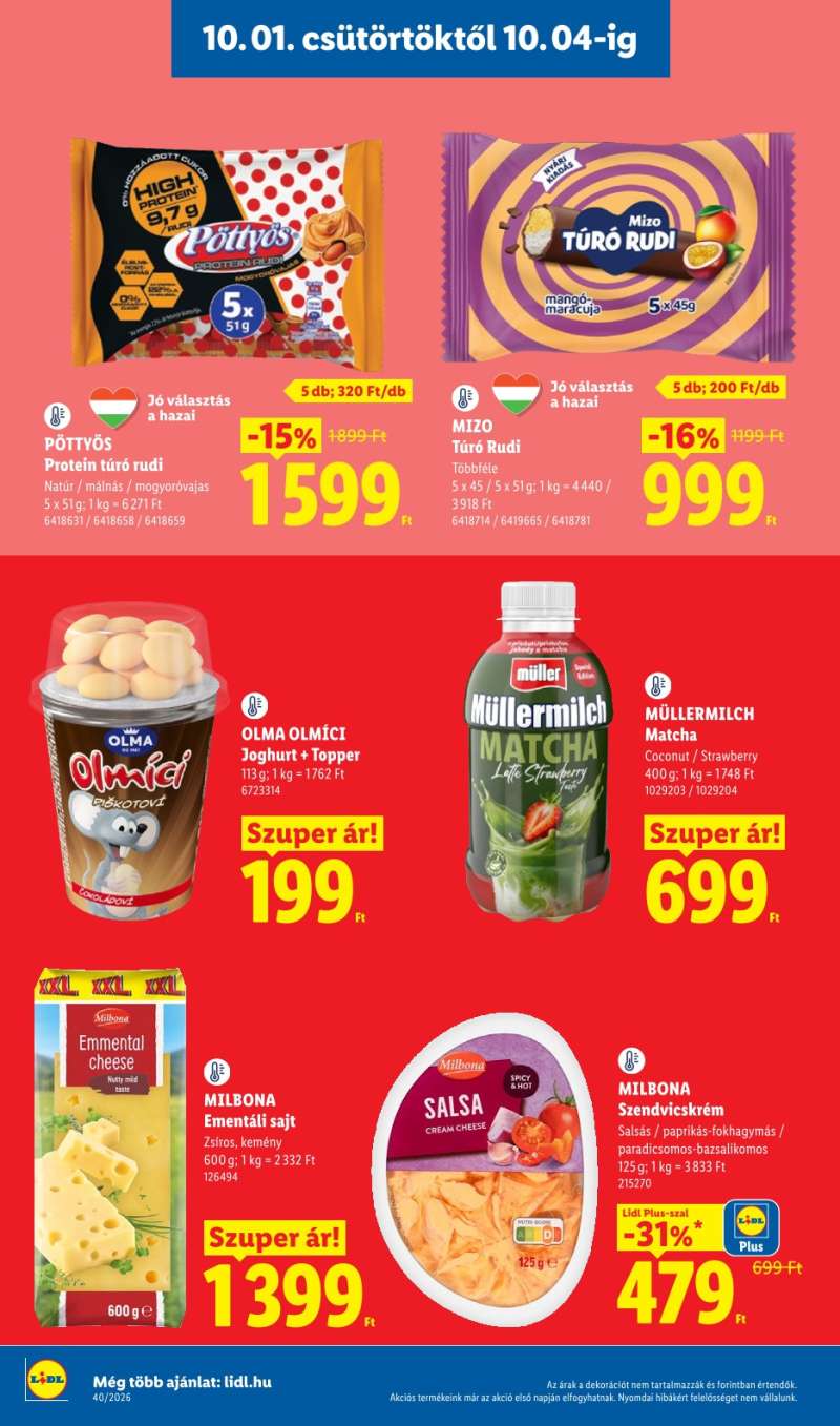 Lidl Akciós Újság 10 oldal