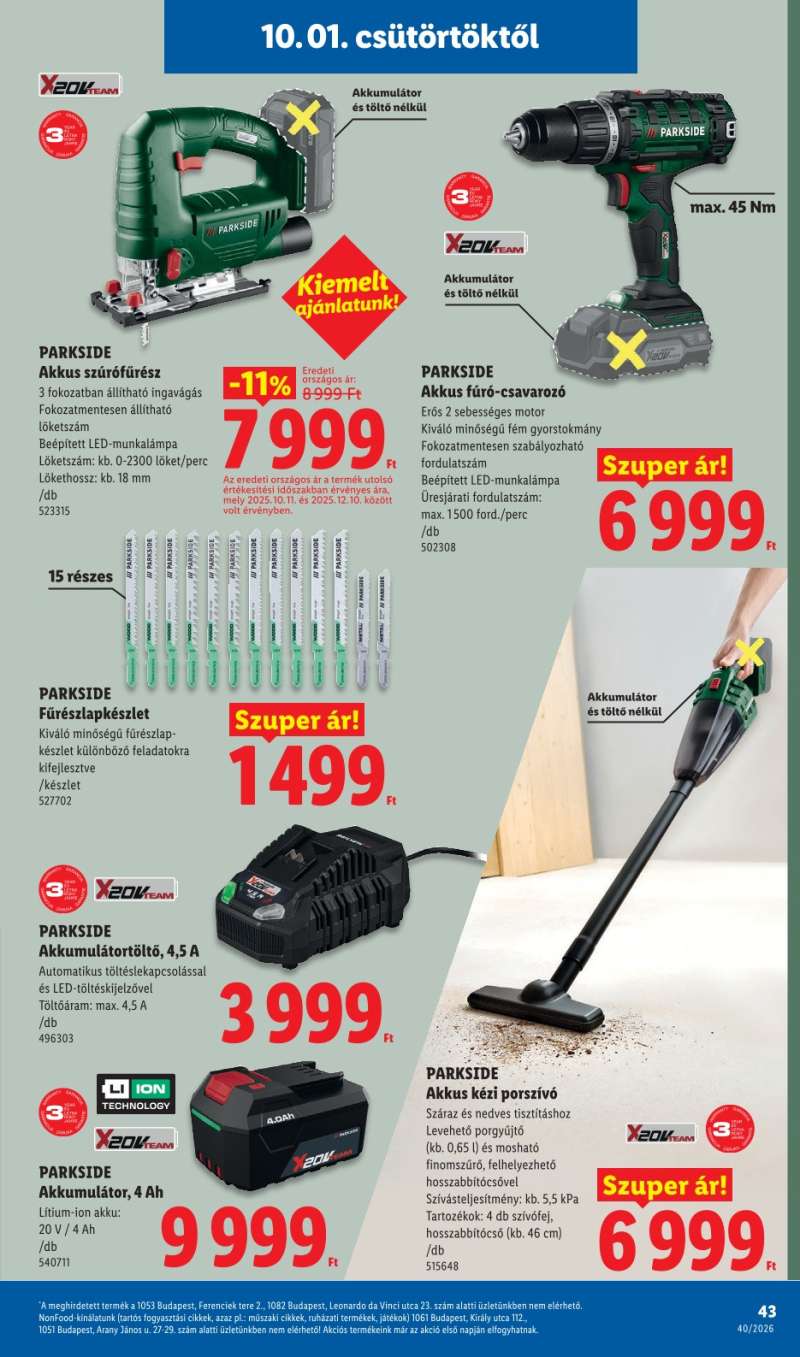 Lidl Akciós Újság 43 oldal