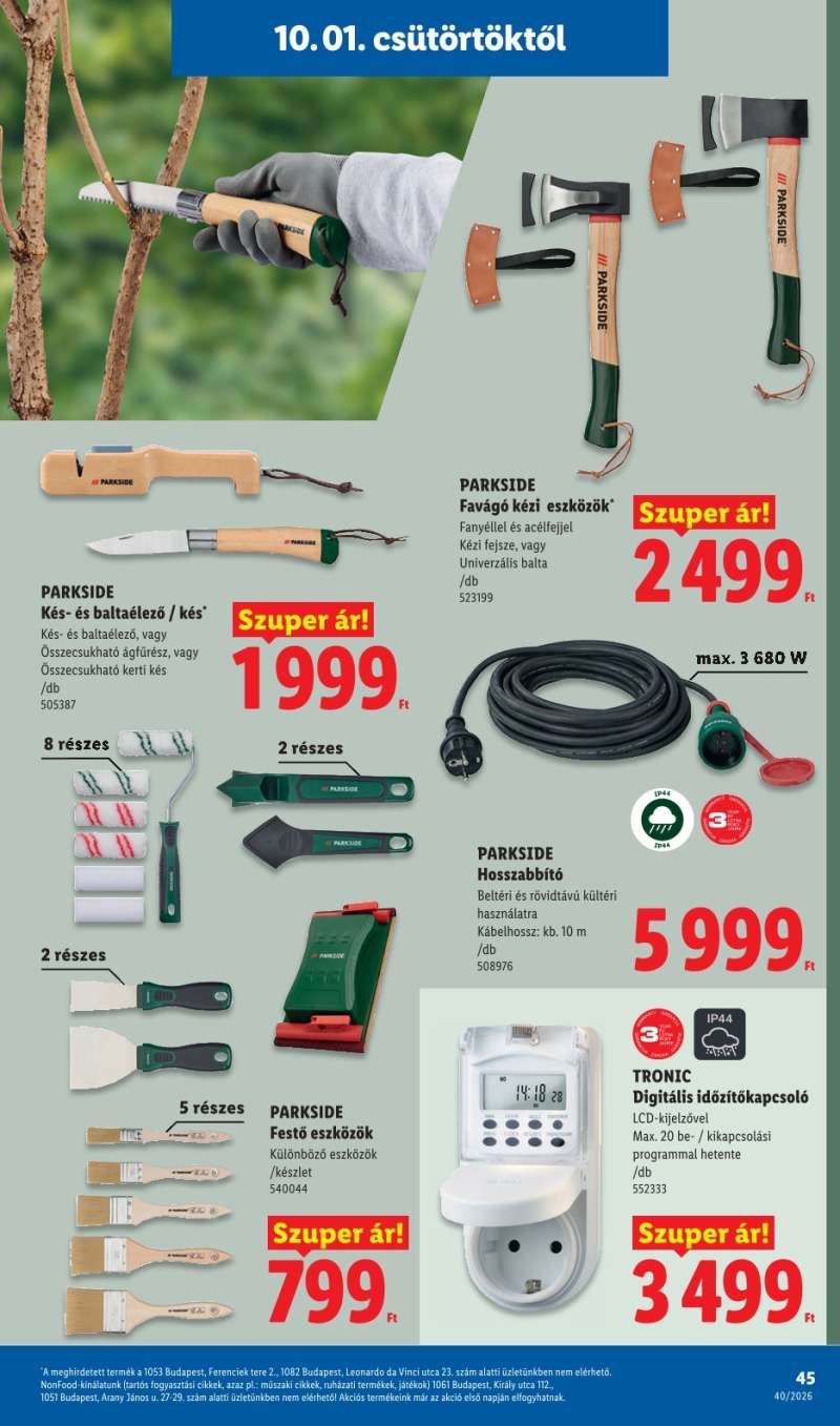 Lidl Akciós Újság 45 oldal