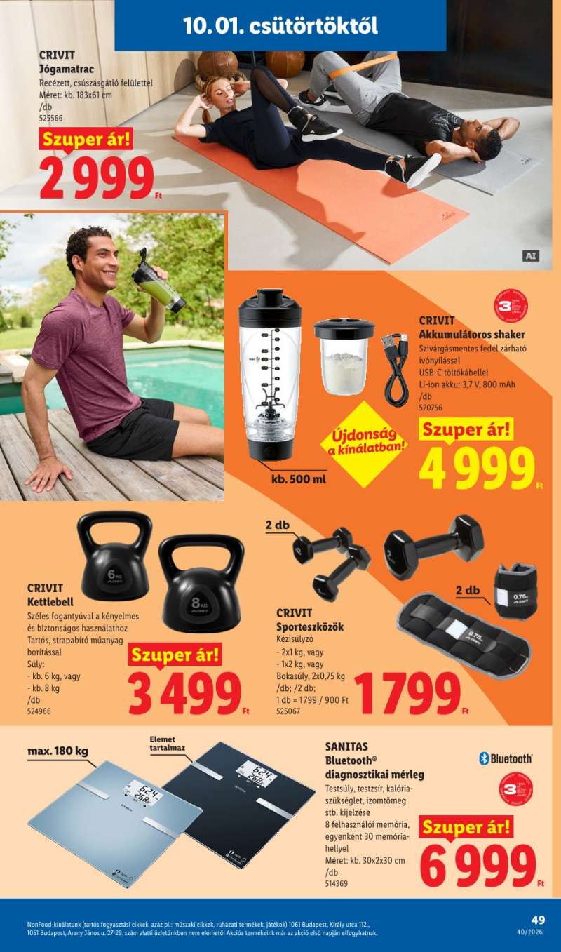 Lidl Akciós Újság 49 oldal