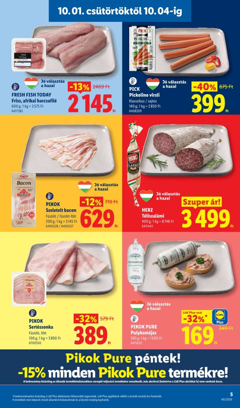 Lidl Akciós Újság 5 oldal