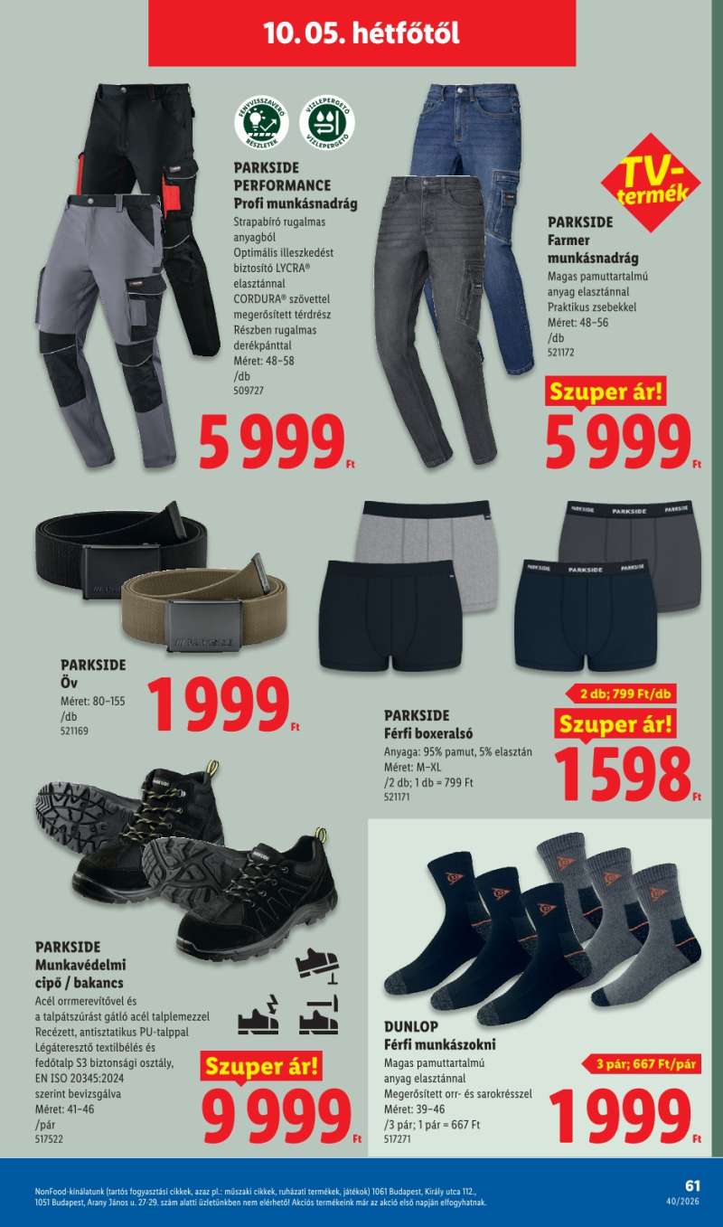 Lidl Akciós Újság 61 oldal