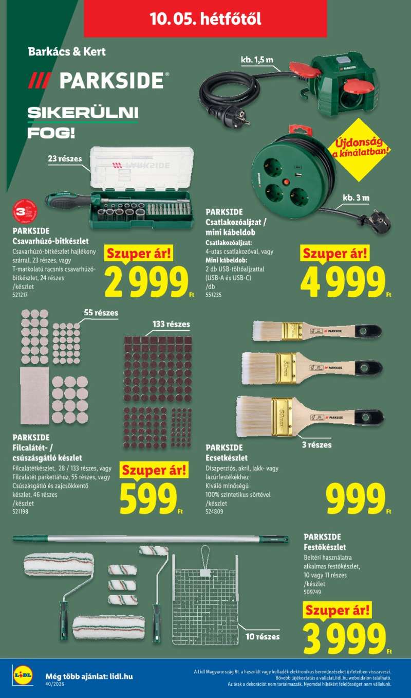 Lidl Akciós Újság 62 oldal