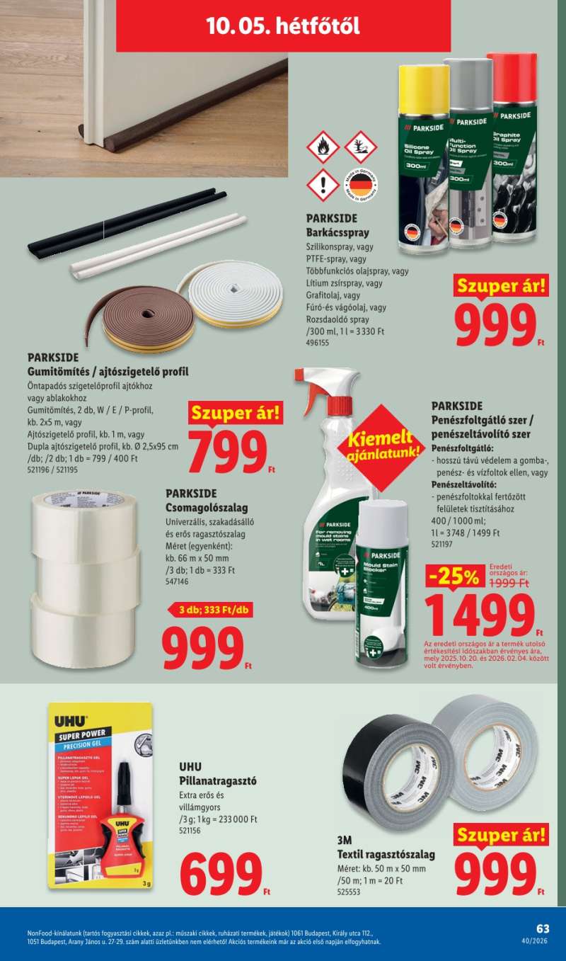 Lidl Akciós Újság 63 oldal