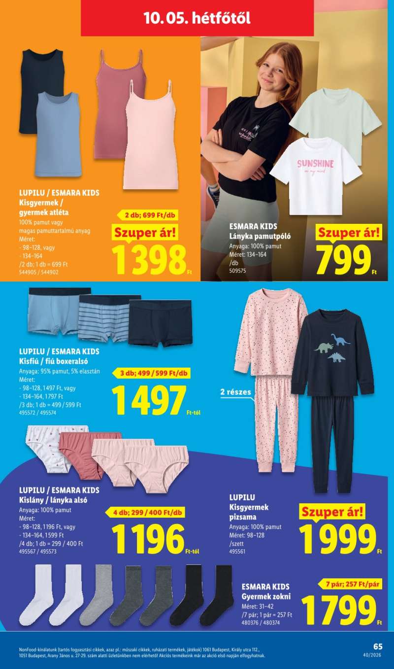 Lidl Akciós Újság 65 oldal