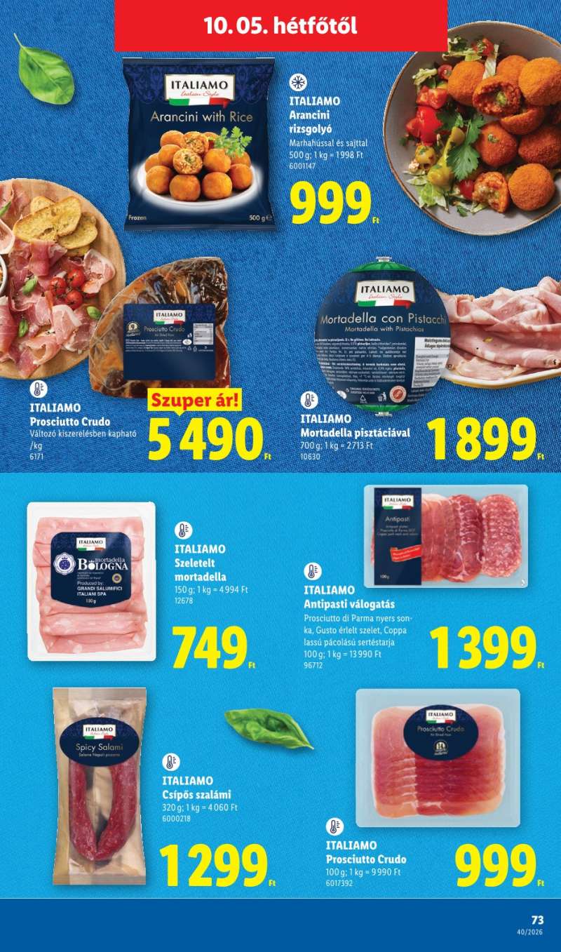 Lidl Akciós Újság 73 oldal