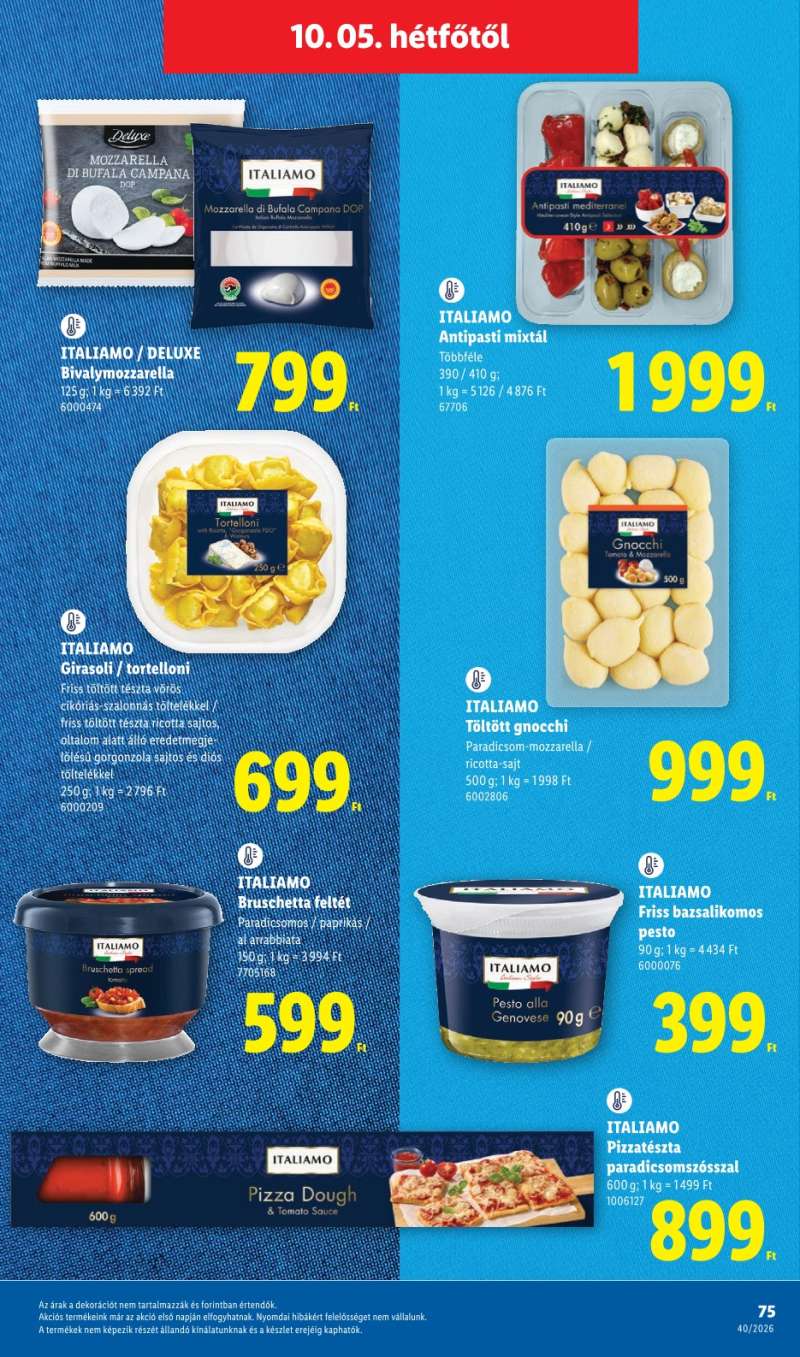 Lidl Akciós Újság 75 oldal