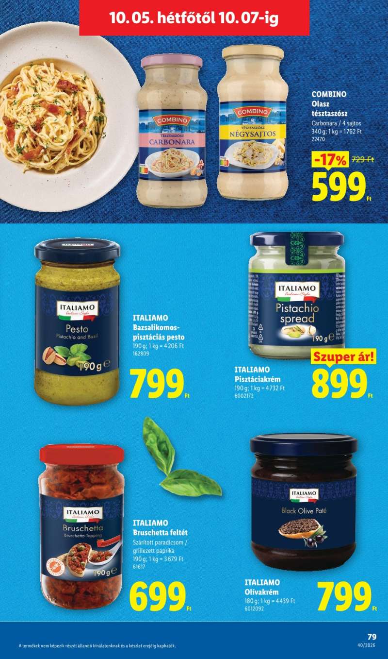 Lidl Akciós Újság 79 oldal