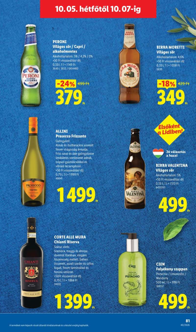 Lidl Akciós Újság 81 oldal