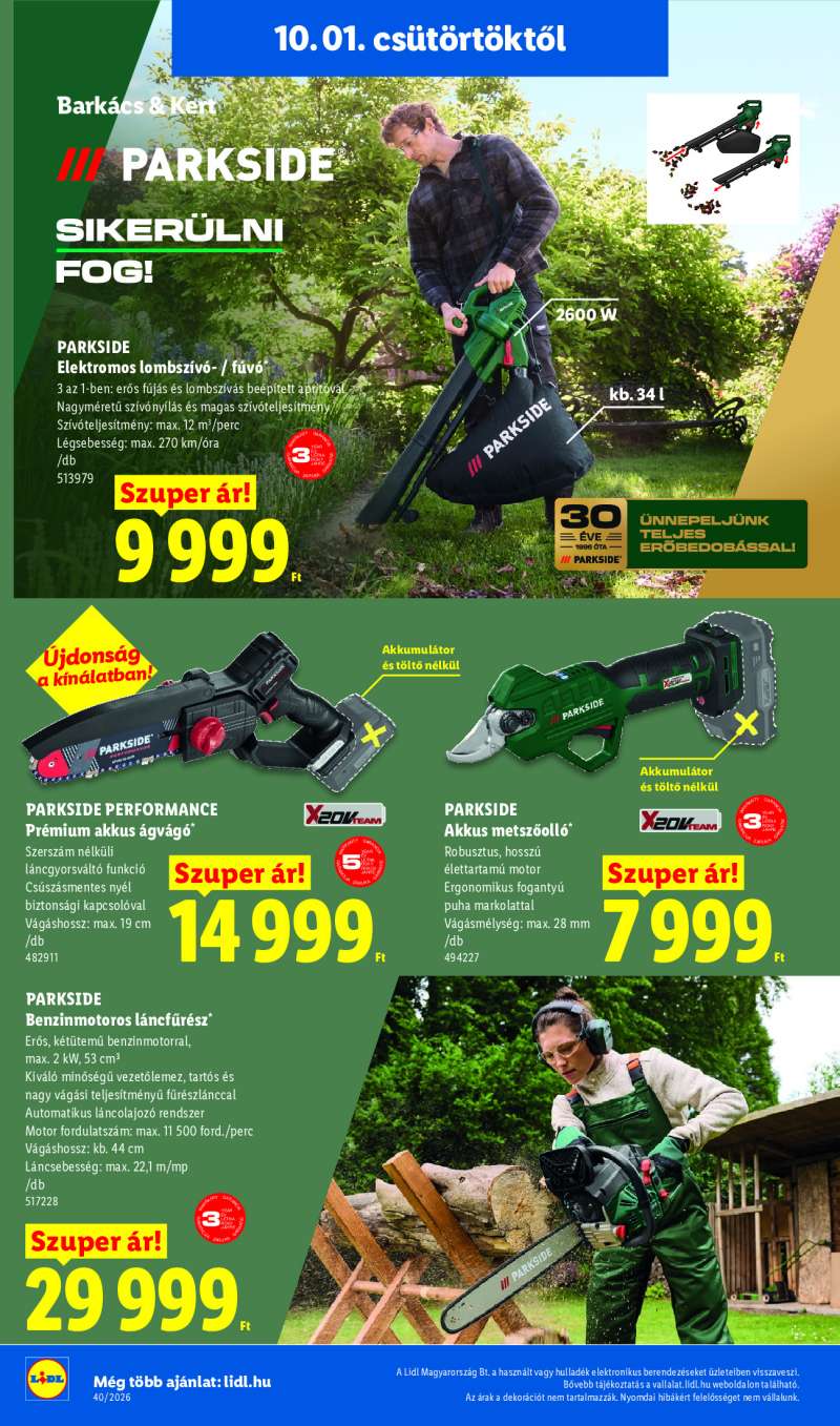 Lidl Érvényes 10.01-től 10 oldal