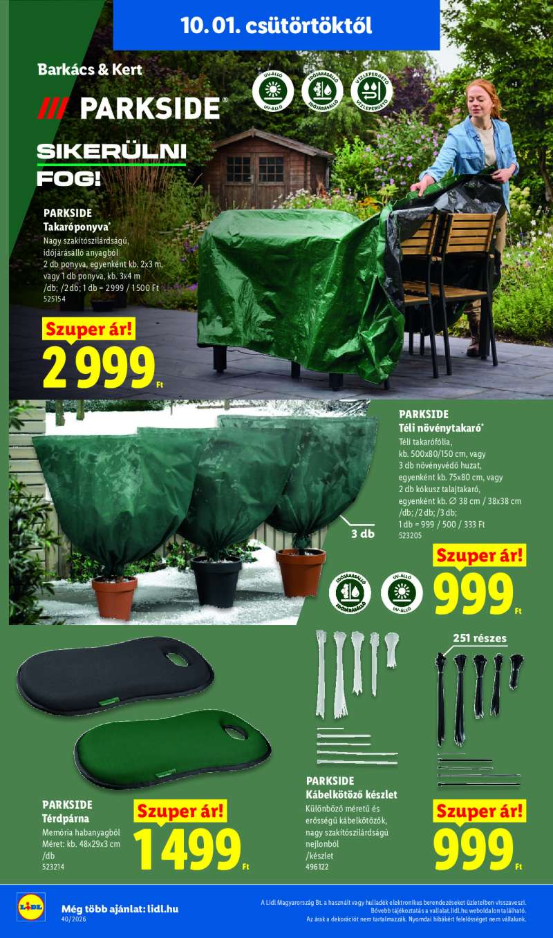 Lidl Érvényes 10.01-től 12 oldal