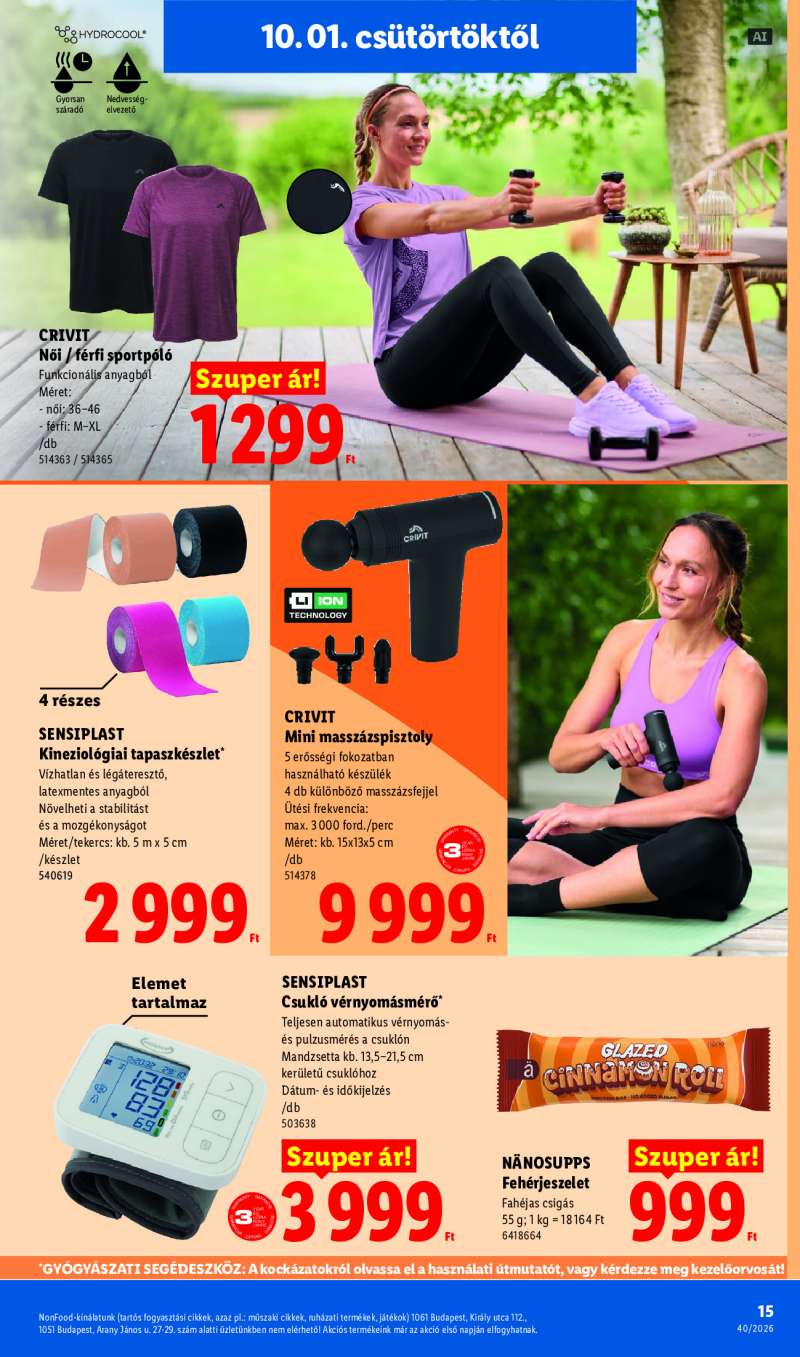 Lidl Érvényes 10.01-től 15 oldal