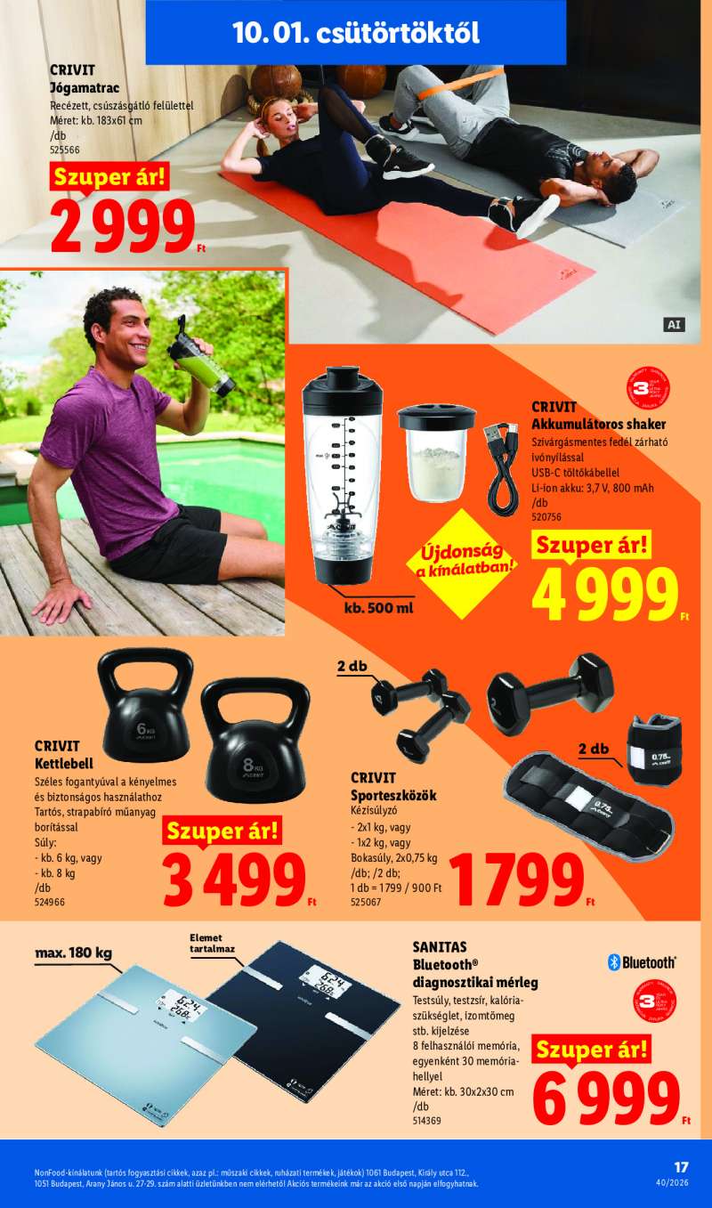 Lidl Érvényes 10.01-től 17 oldal
