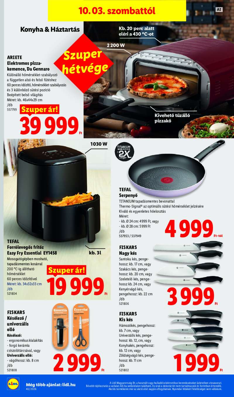 Lidl Érvényes 10.01-től 18 oldal