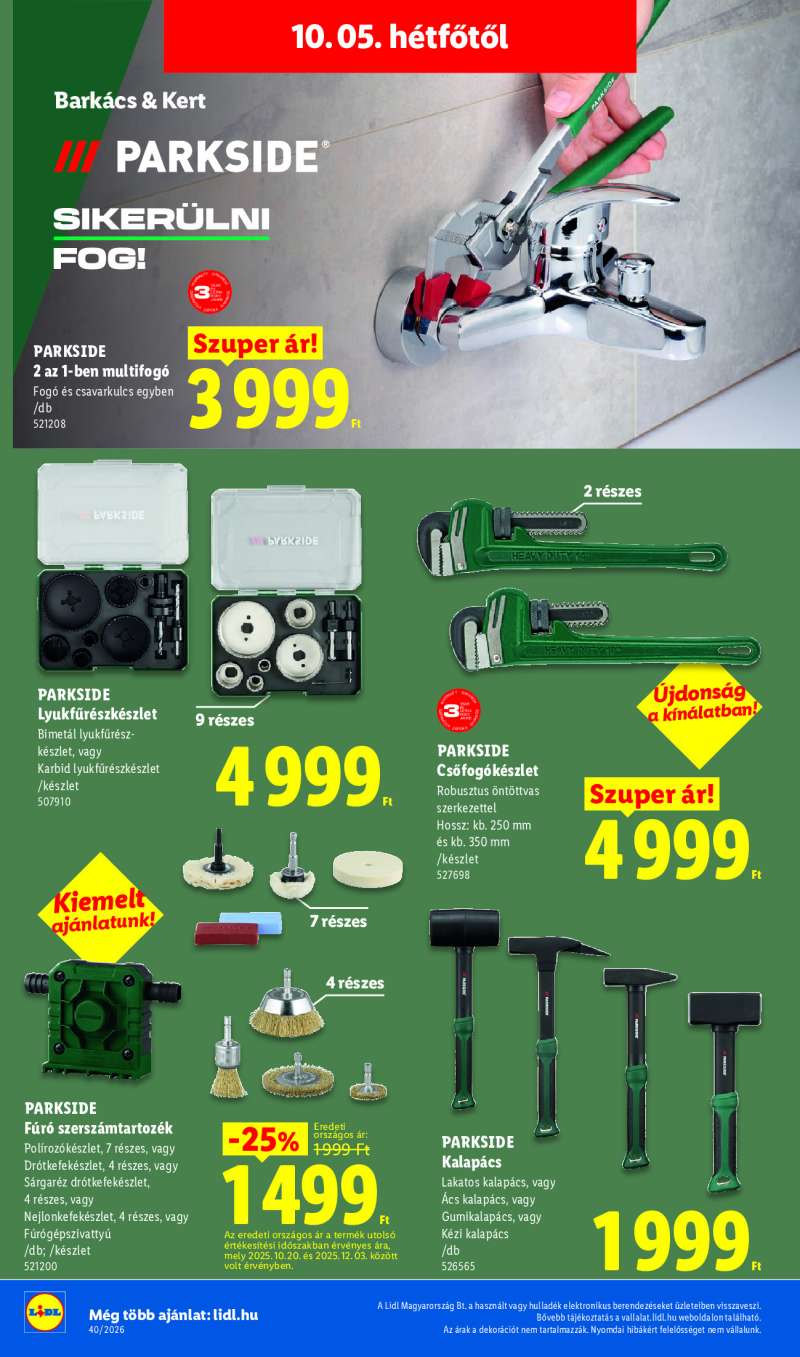 Lidl Érvényes 10.01-től 22 oldal