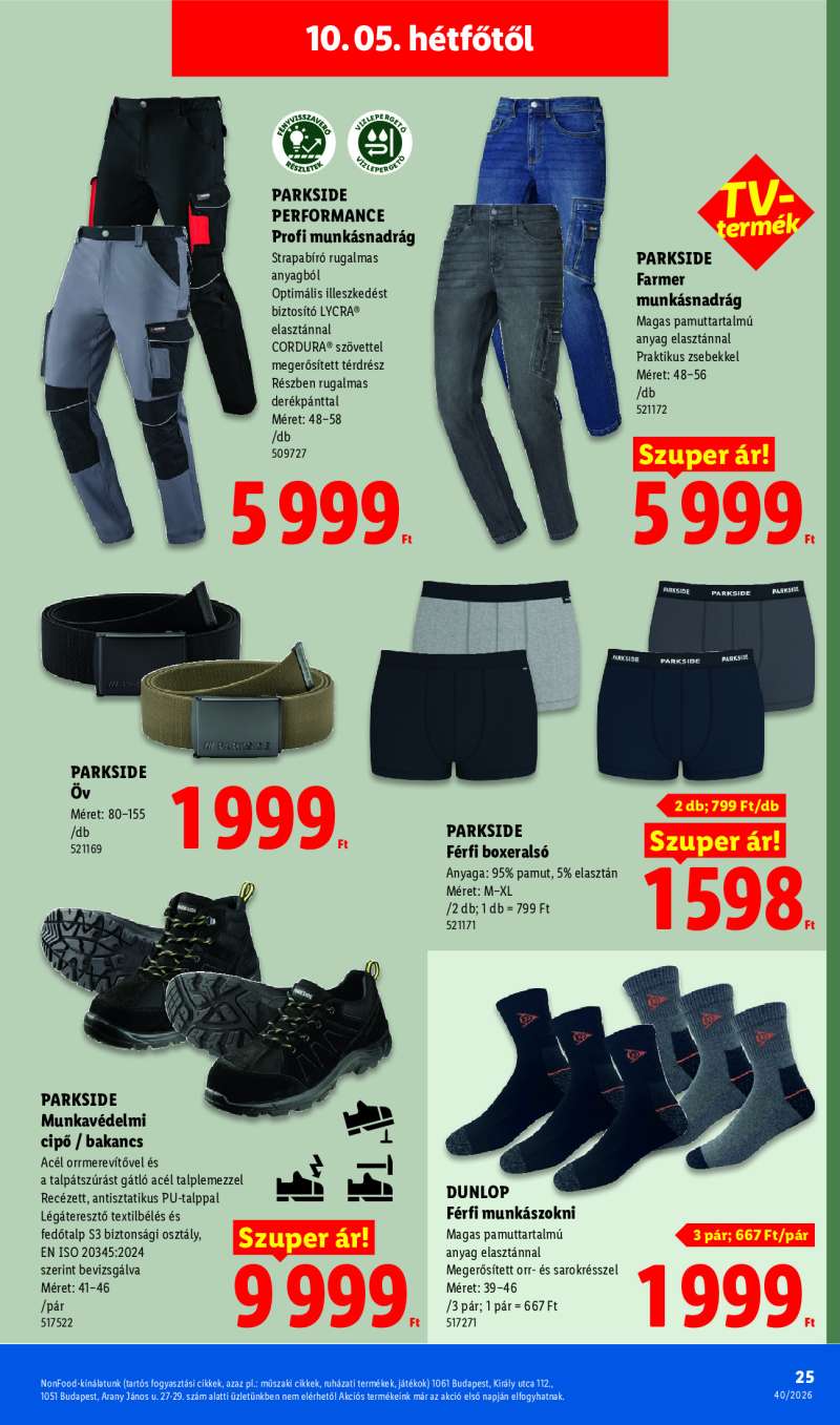 Lidl Érvényes 10.01-től 25 oldal