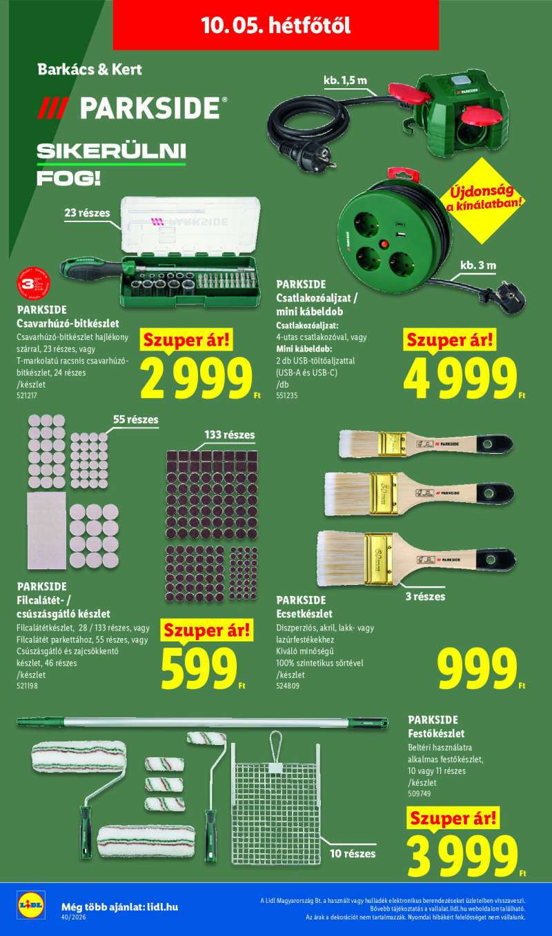 Lidl Érvényes 10.01-től 26 oldal