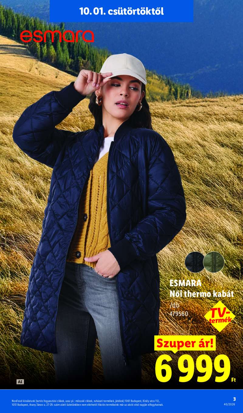 Lidl Érvényes 10.01-től 3 oldal