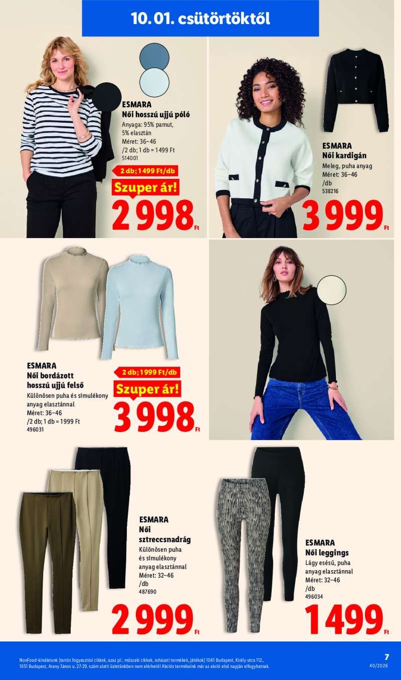 Lidl Érvényes 10.01-től 7 oldal