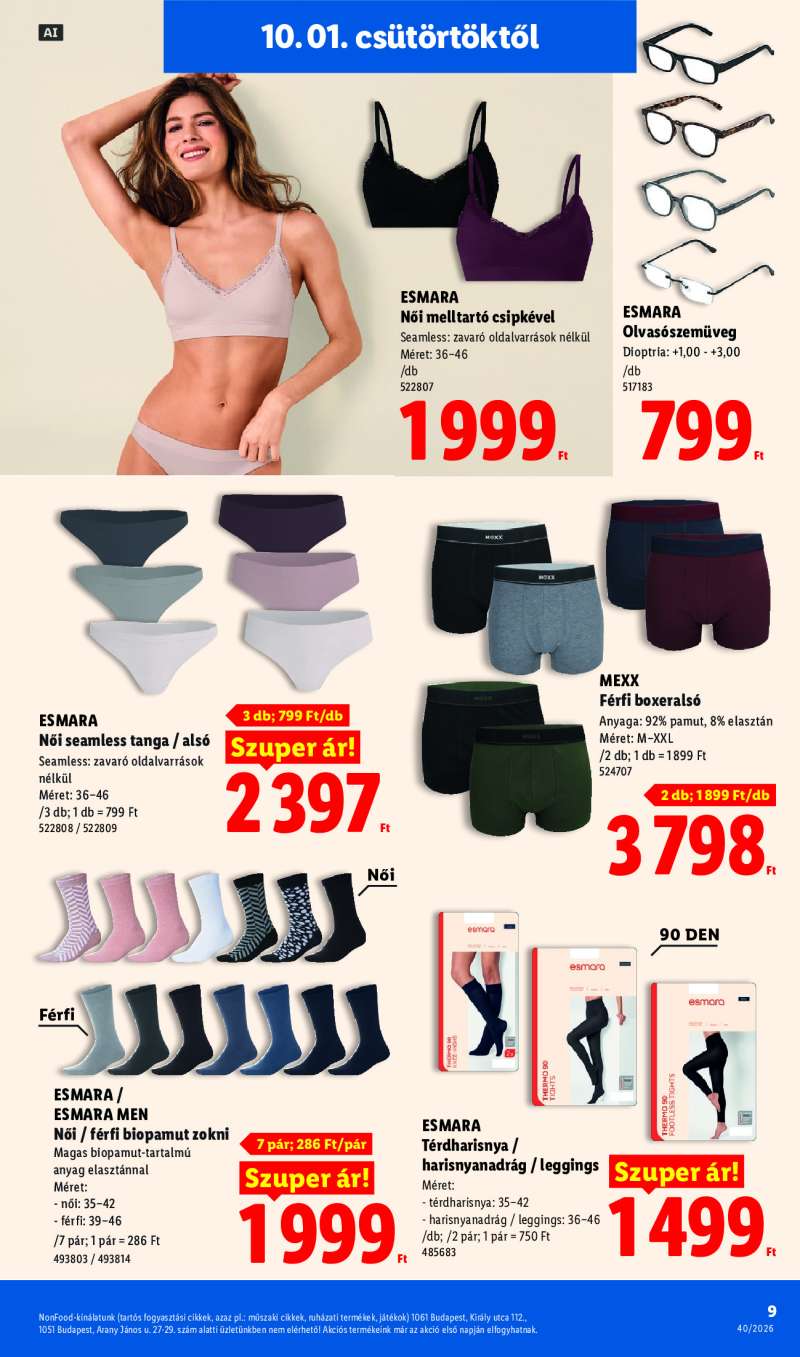 Lidl Érvényes 10.01-től 9 oldal