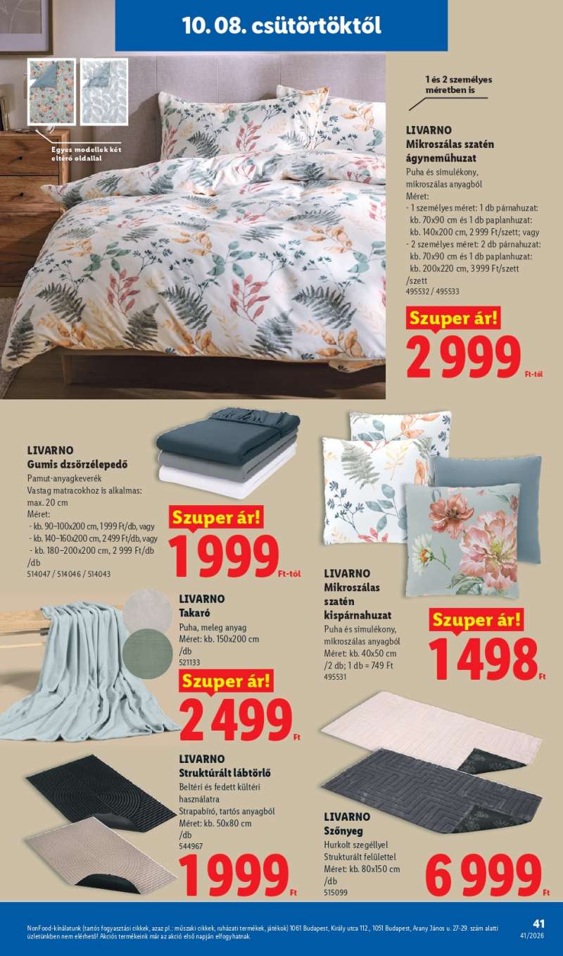 Lidl Akciós Újság 41 oldal