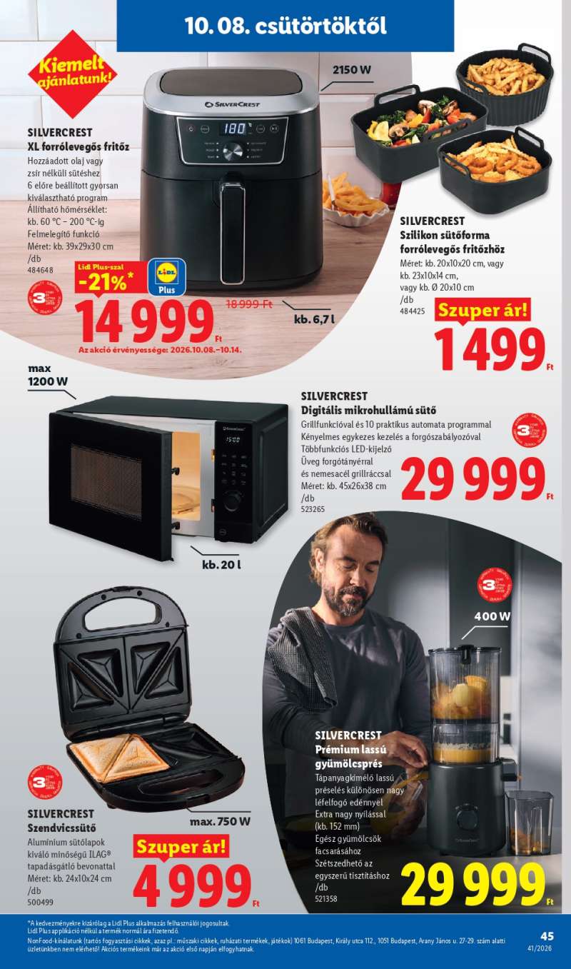 Lidl Akciós Újság 45 oldal