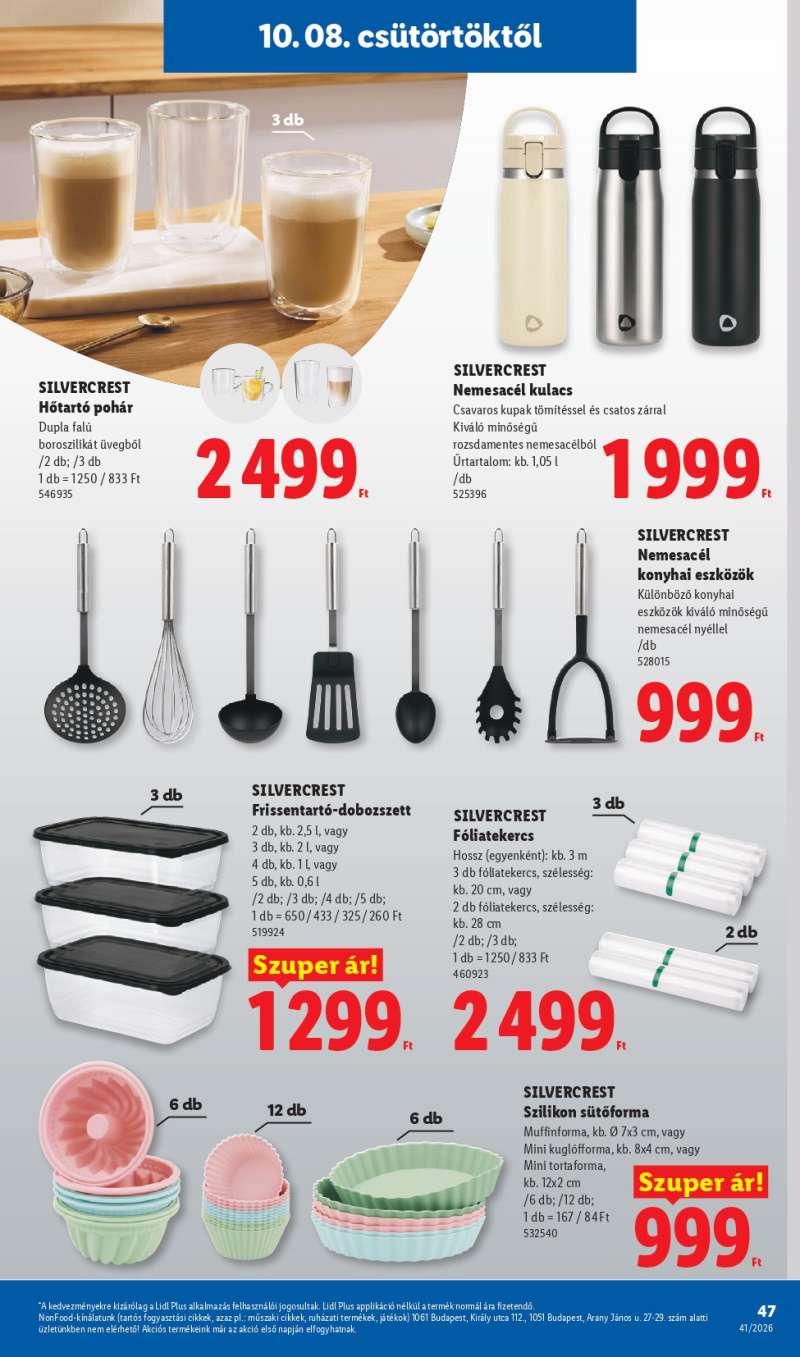 Lidl Akciós Újság 47 oldal