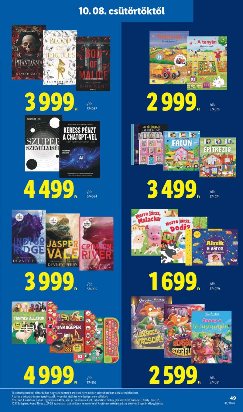 Lidl Akciós Újság 49 oldal