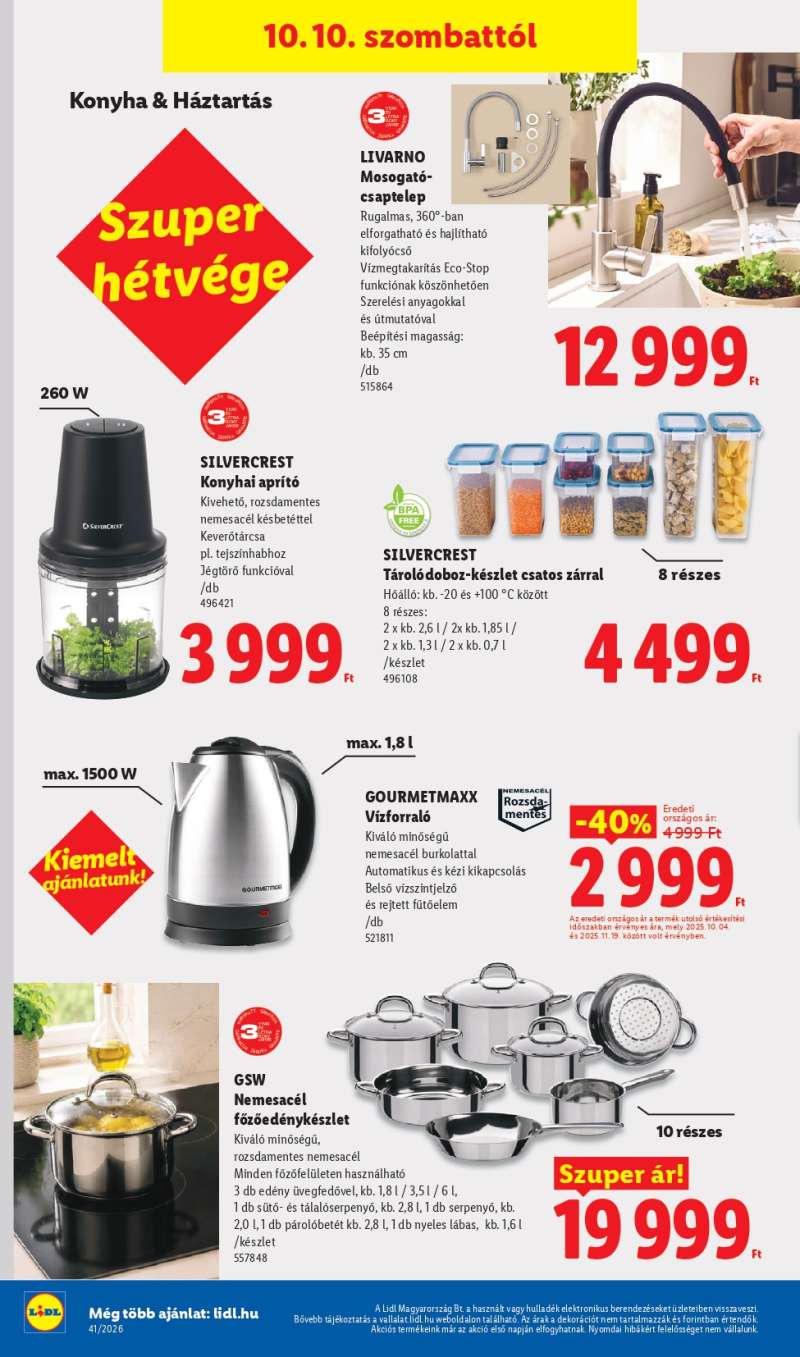 Lidl Akciós Újság 56 oldal