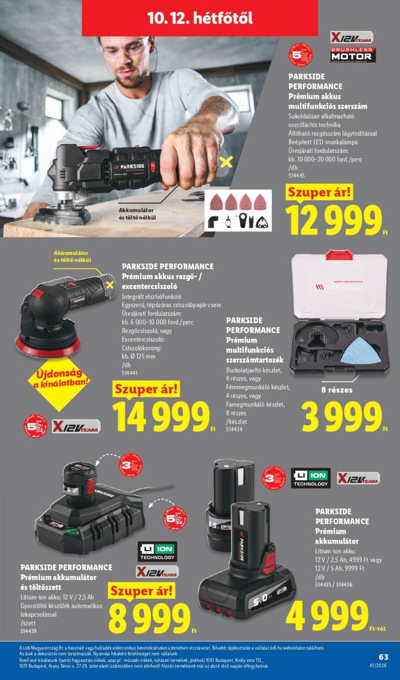 Lidl Akciós Újság 63 oldal