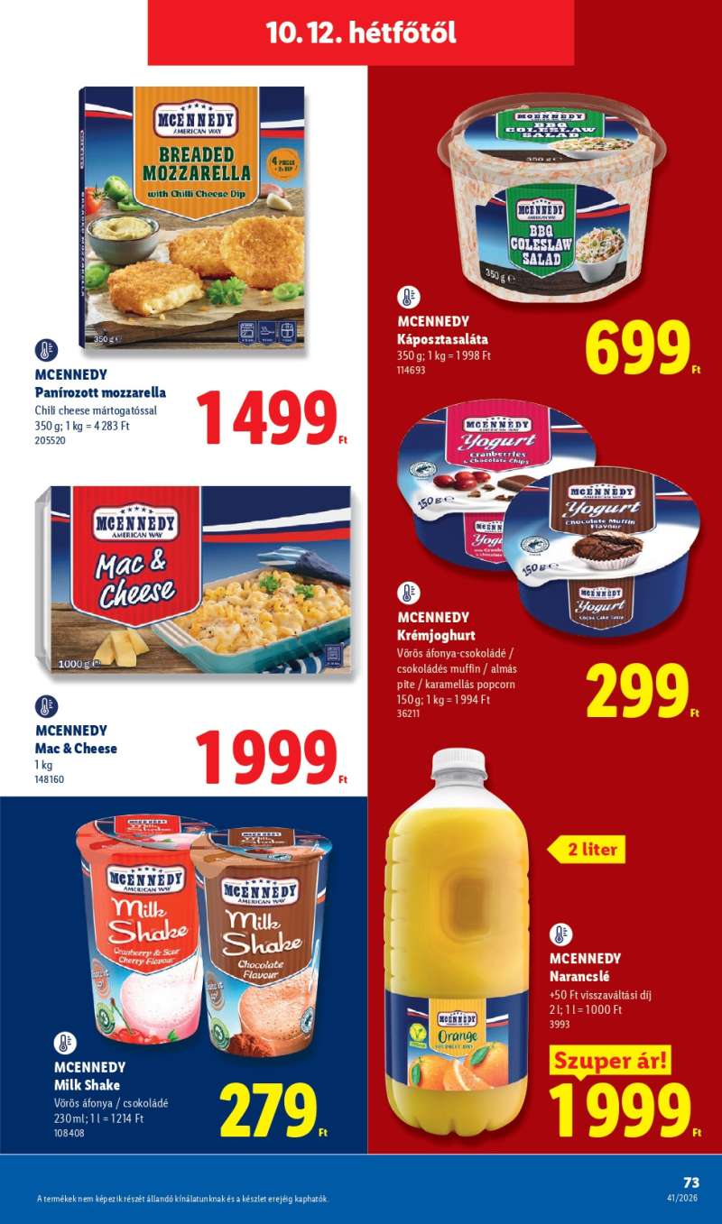 Lidl Akciós Újság 73 oldal