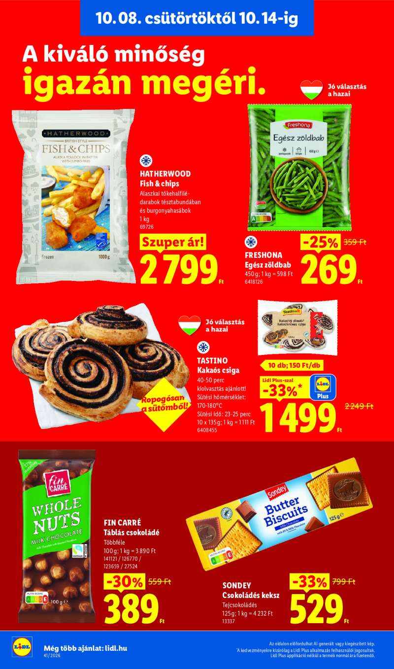 Lidl Érvényes 10.08-tól 10 oldal